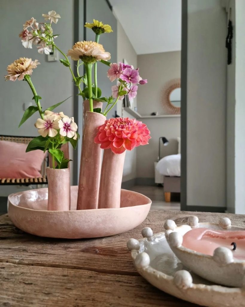 natuurlijke materialen, wonen in de regio, landelijk interieur, huurwoning, accessoires