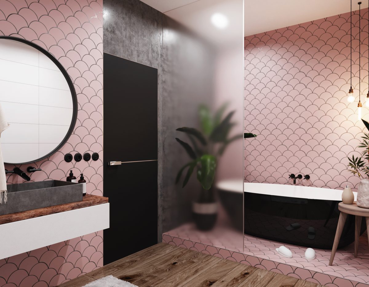 Wonen in de Regio Roze badkamer? Maak je klaar om verliefd te worden op deze retro trend!